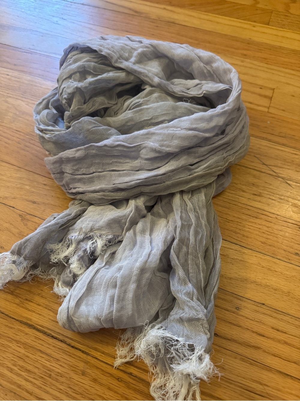 Light Gray Vintage Furla Scarf